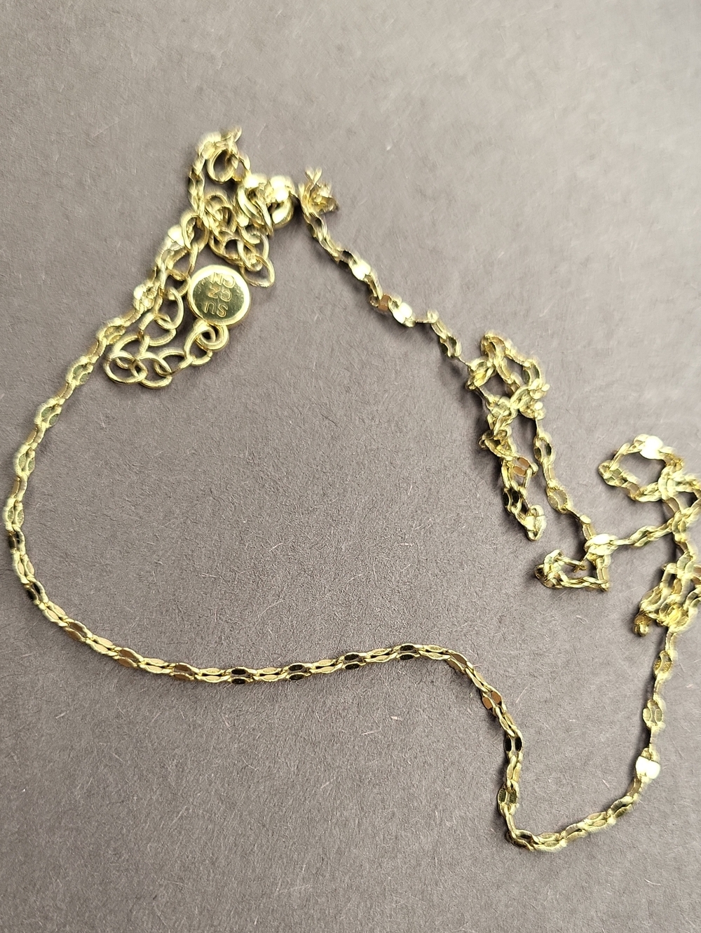 Cato Shiny Gold Link Necklace